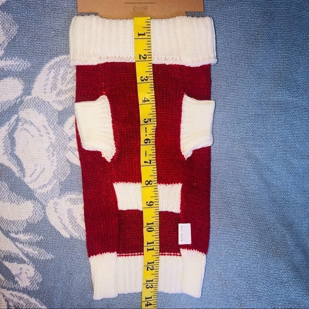 𝅺NWT XSmall Rae Dunn Festive Pet Sweater